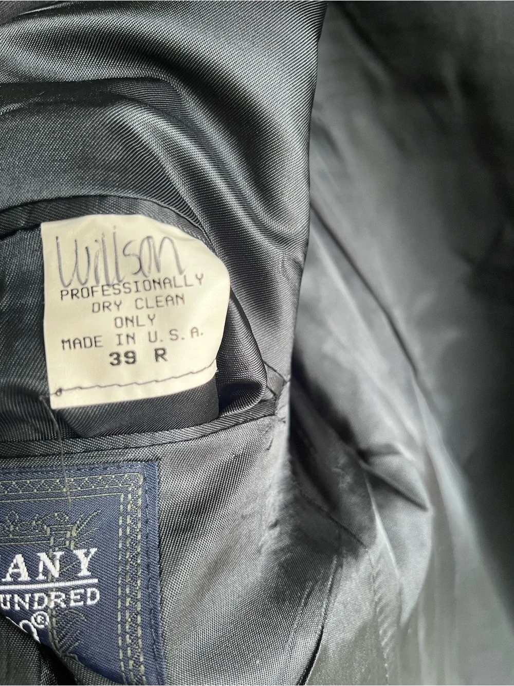 Botany Five Hundred 500 Navy Blue Blazer Sport Coat Suit Jacket Sz 39R Men’s EUC